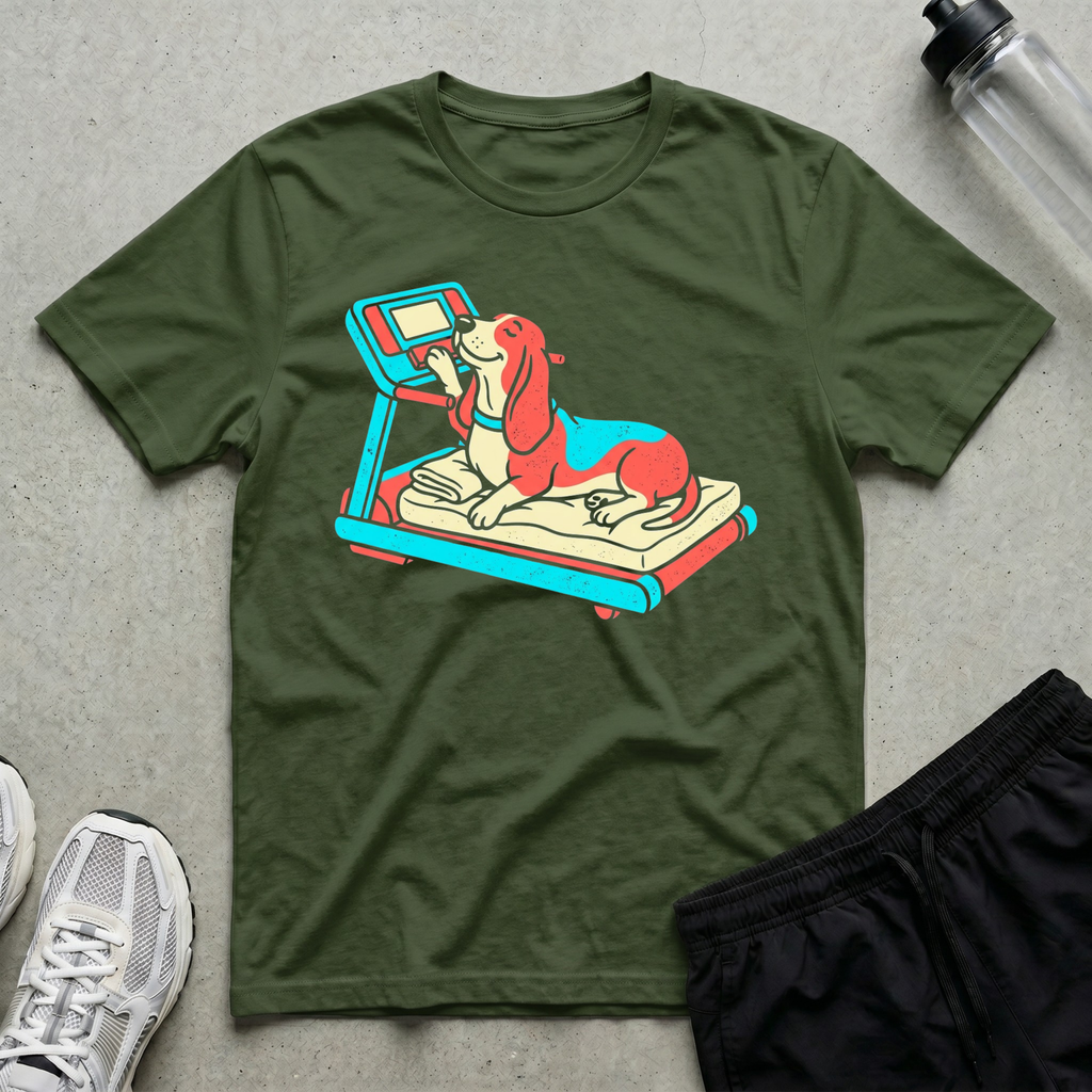 Basset Bed Mode T-Shirt