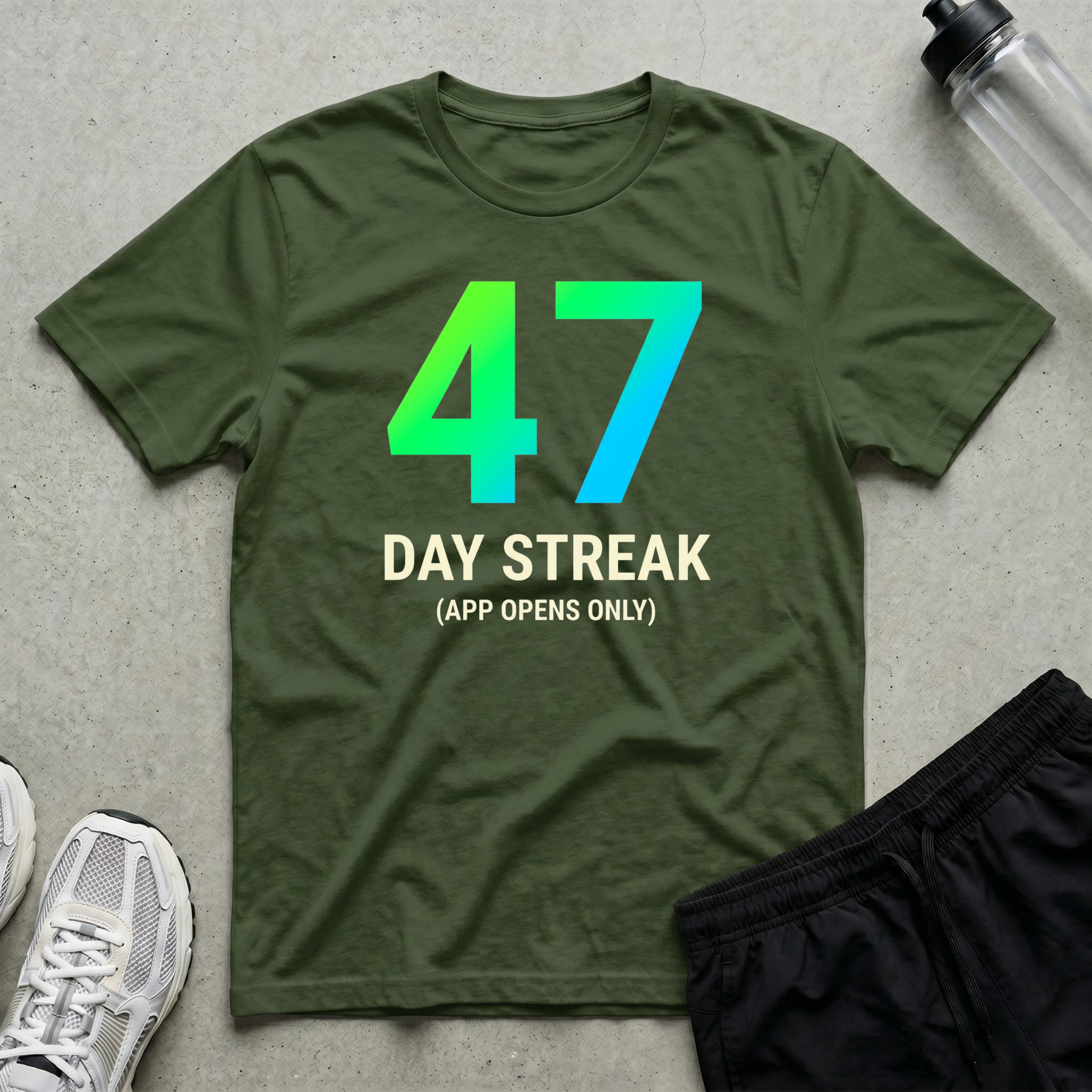 Streak App Opens Only T-Shirt