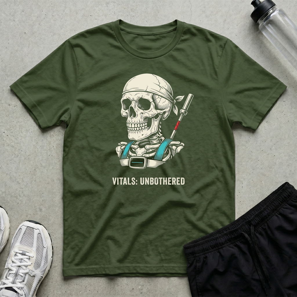 Skull Meh Monitor T-Shirt