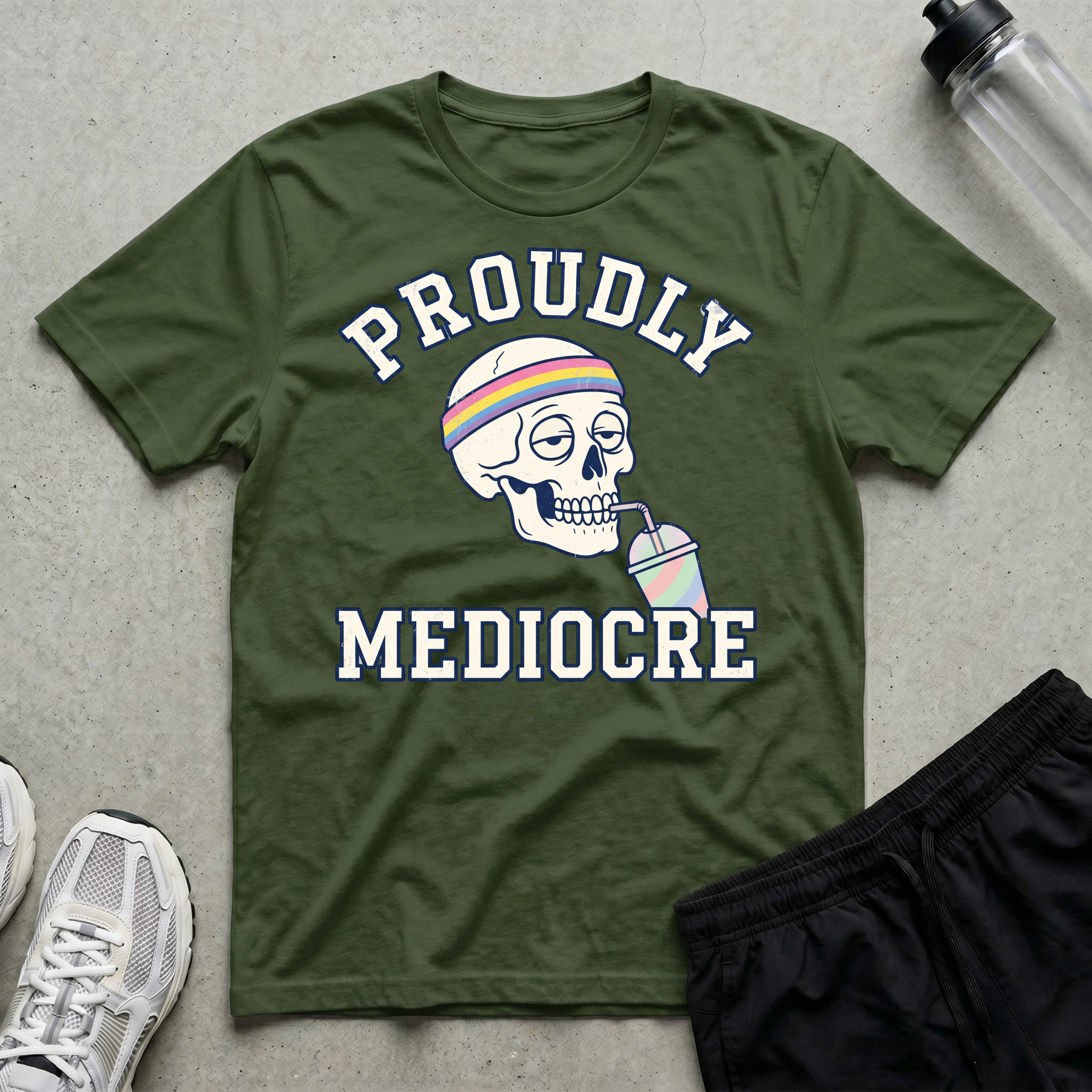 Proudly Mediocre Collegiate T-Shirt