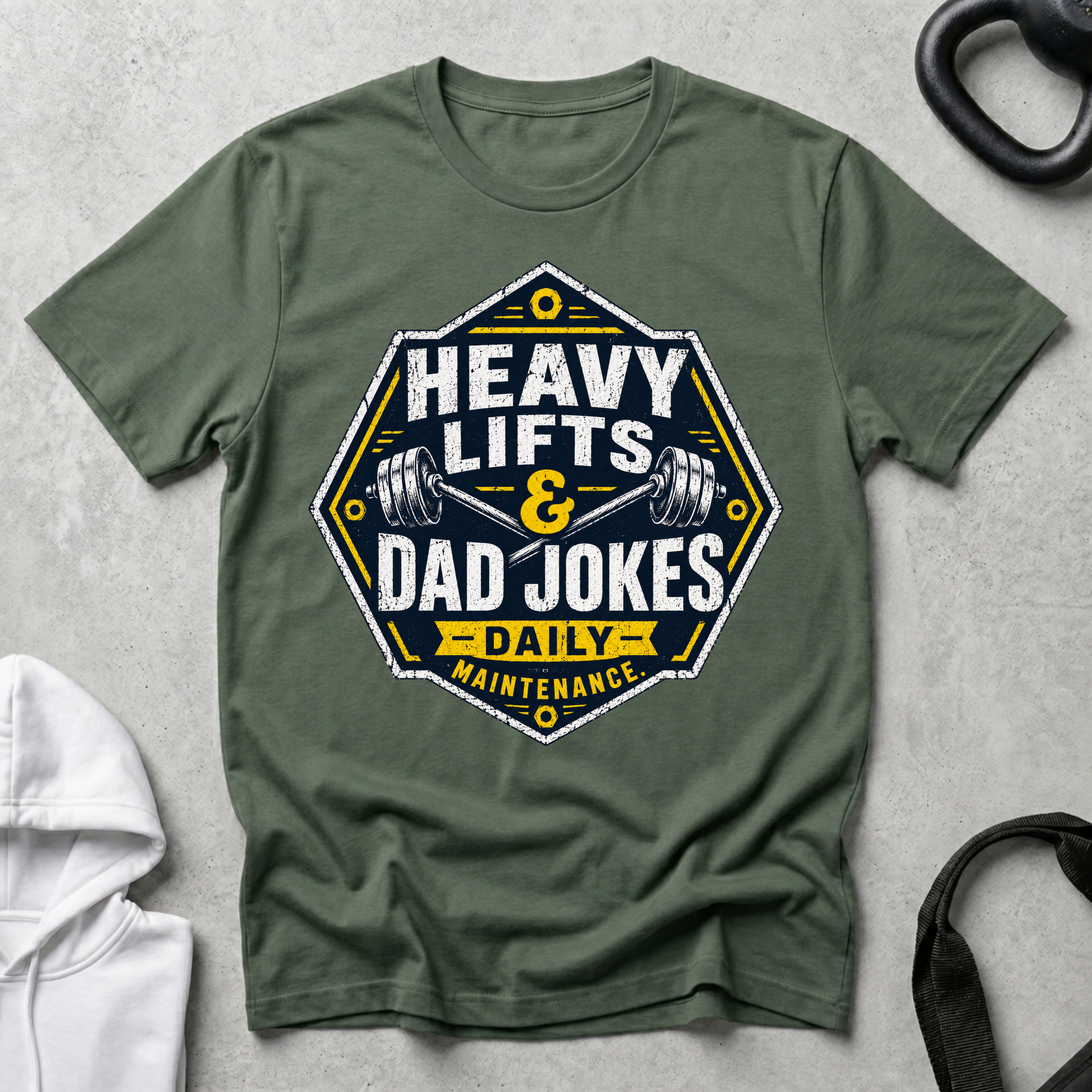 Heavy Lift And Dad Joke
