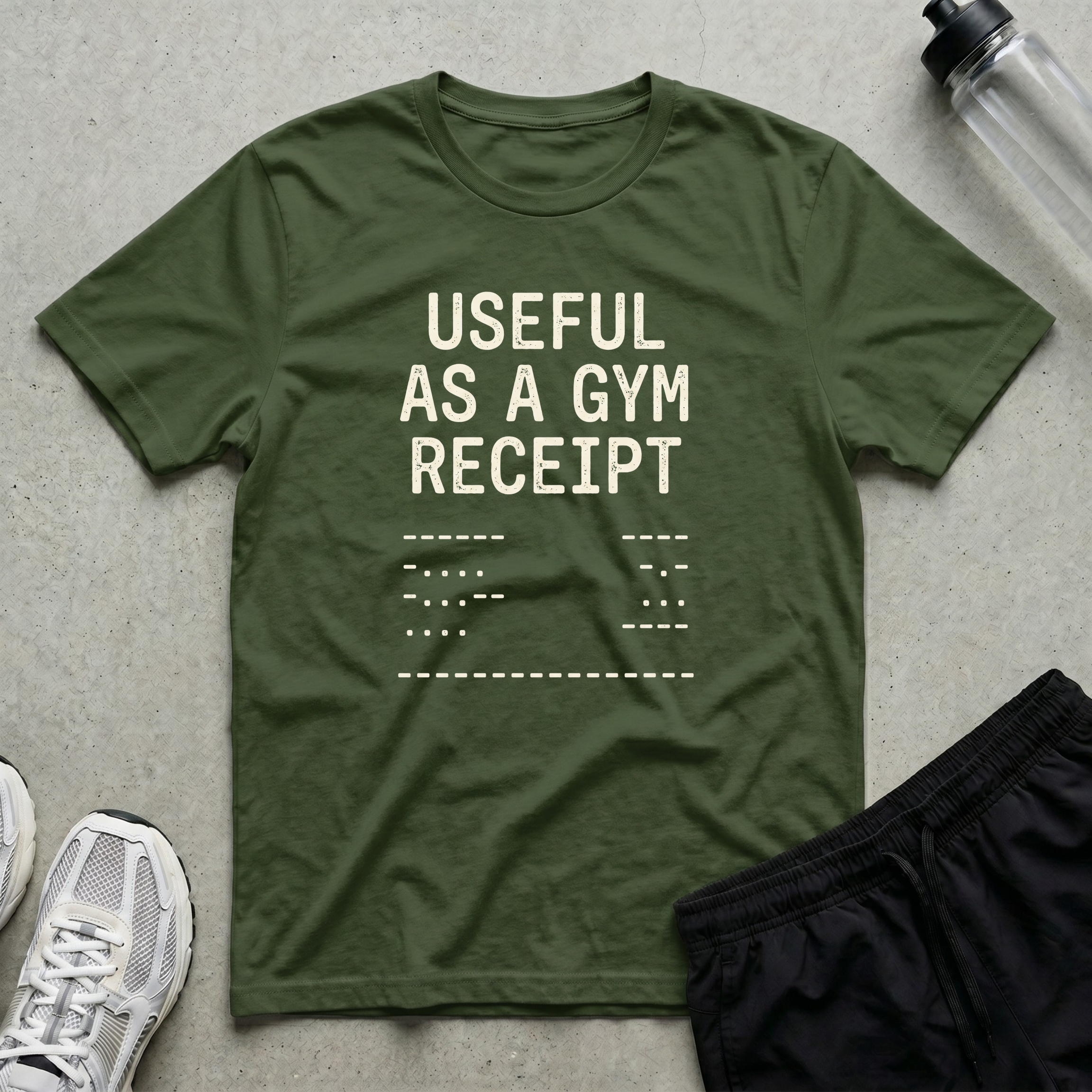 Gym Receipt T-Shirt