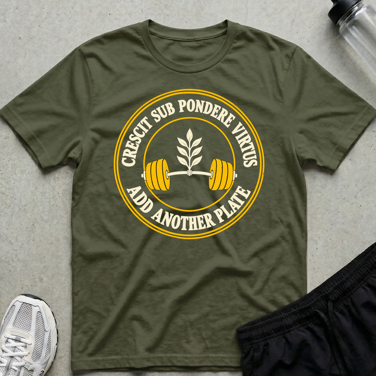 Add Another Plate T-Shirt - Military Green