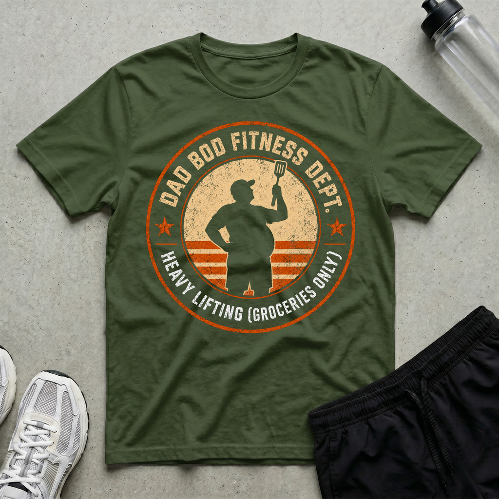 Dad Bod Fitness Dept. T-Shirt