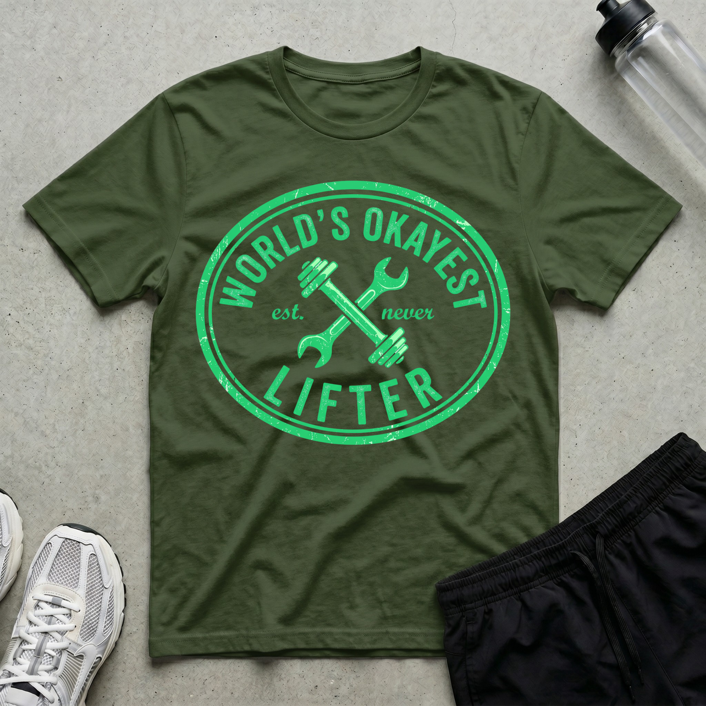 Worlds Okayest Lifter T-Shirt