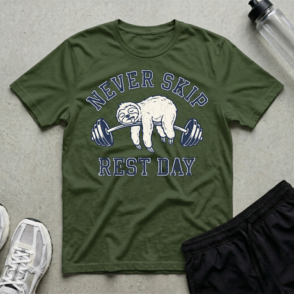 Never Skip Rest Day T-Shirt