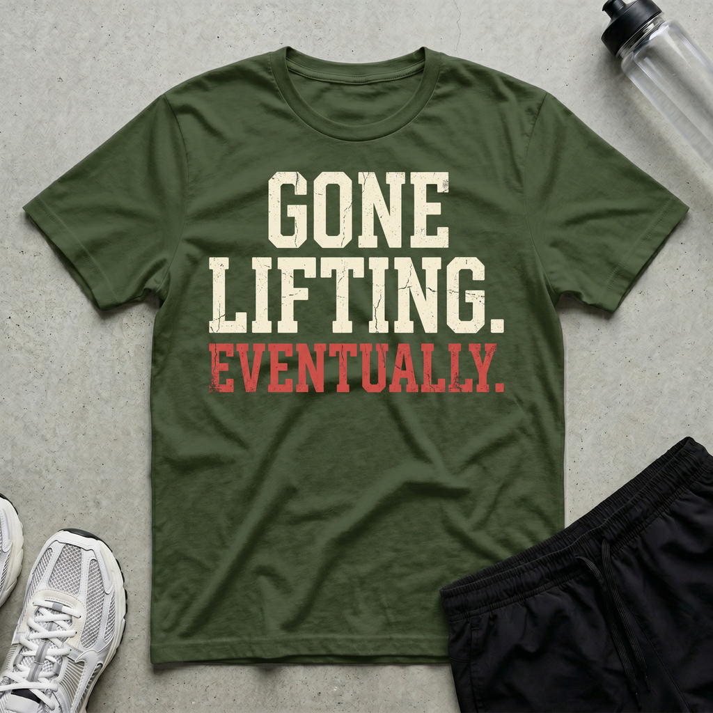 Gone Lifting Eventually T-Shirt