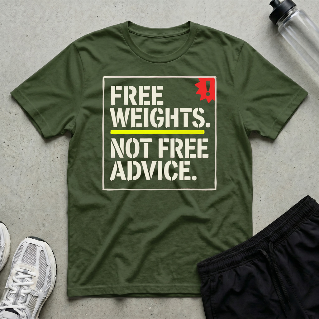 Free Weights Advice T-Shirt