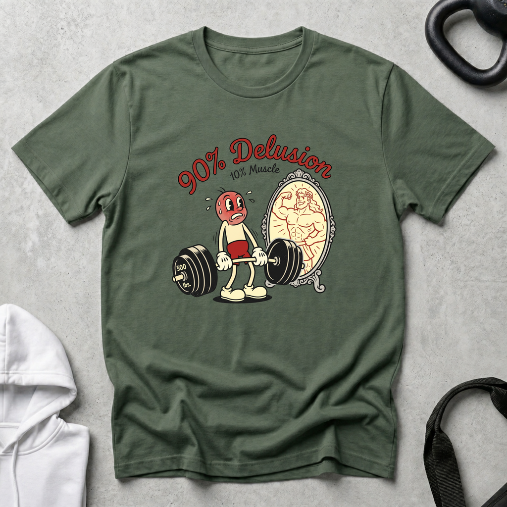 90% delusion T‑Shirt