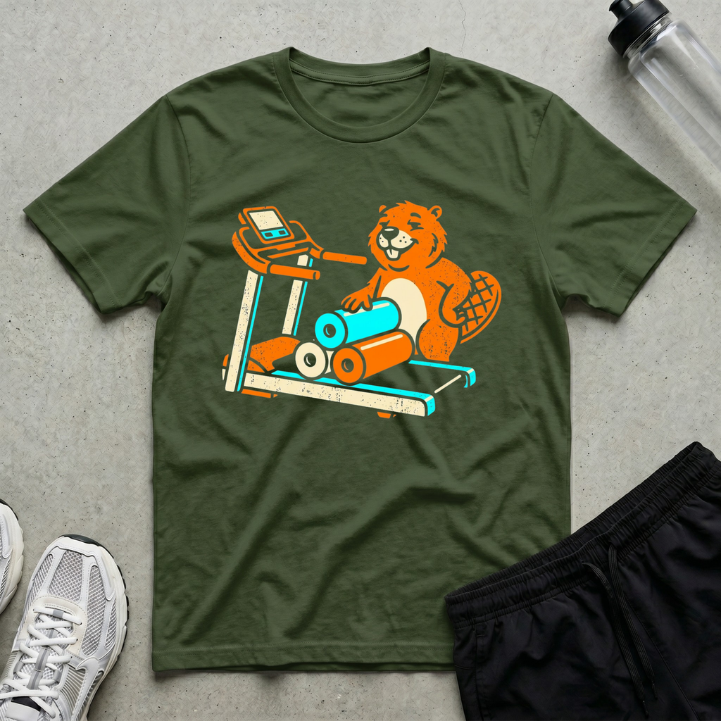 Foam Roller Beaver T-Shirt