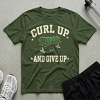 Curl Up And Give Up Varsity T-Shirt