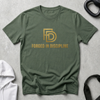 Forged in Discipline line art