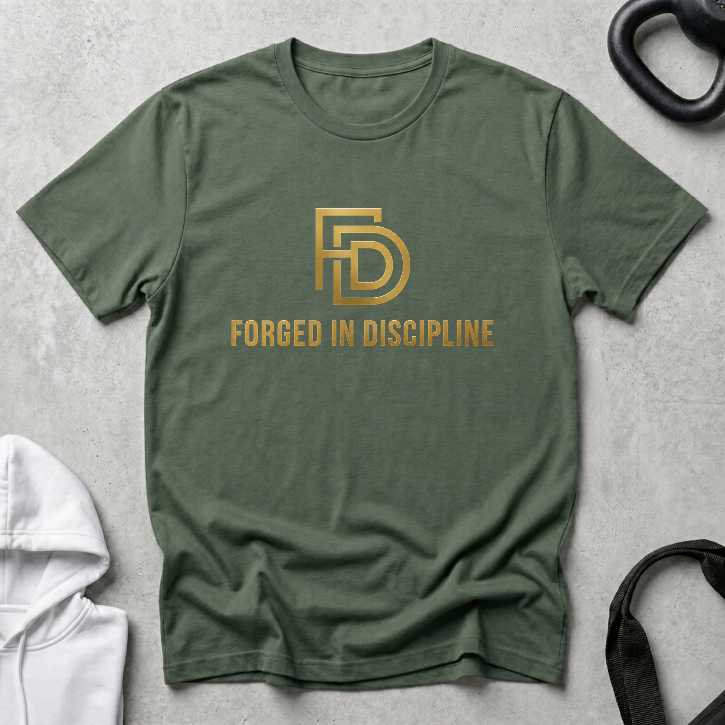 Forged in Discipline line art