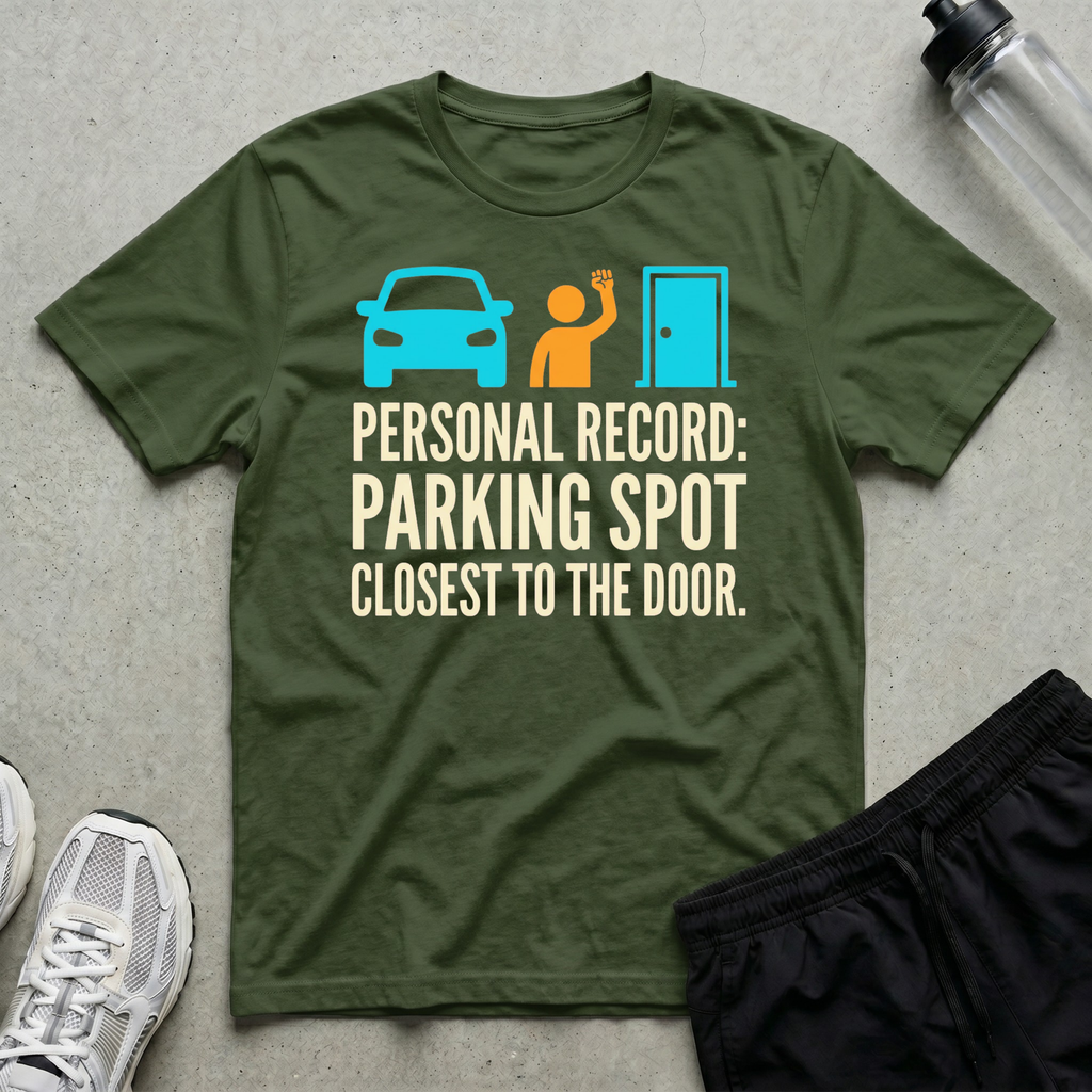 Parking Spot Record T-Shirt