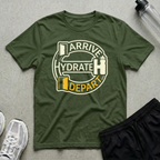Arrive Hydrate Depart T-Shirt