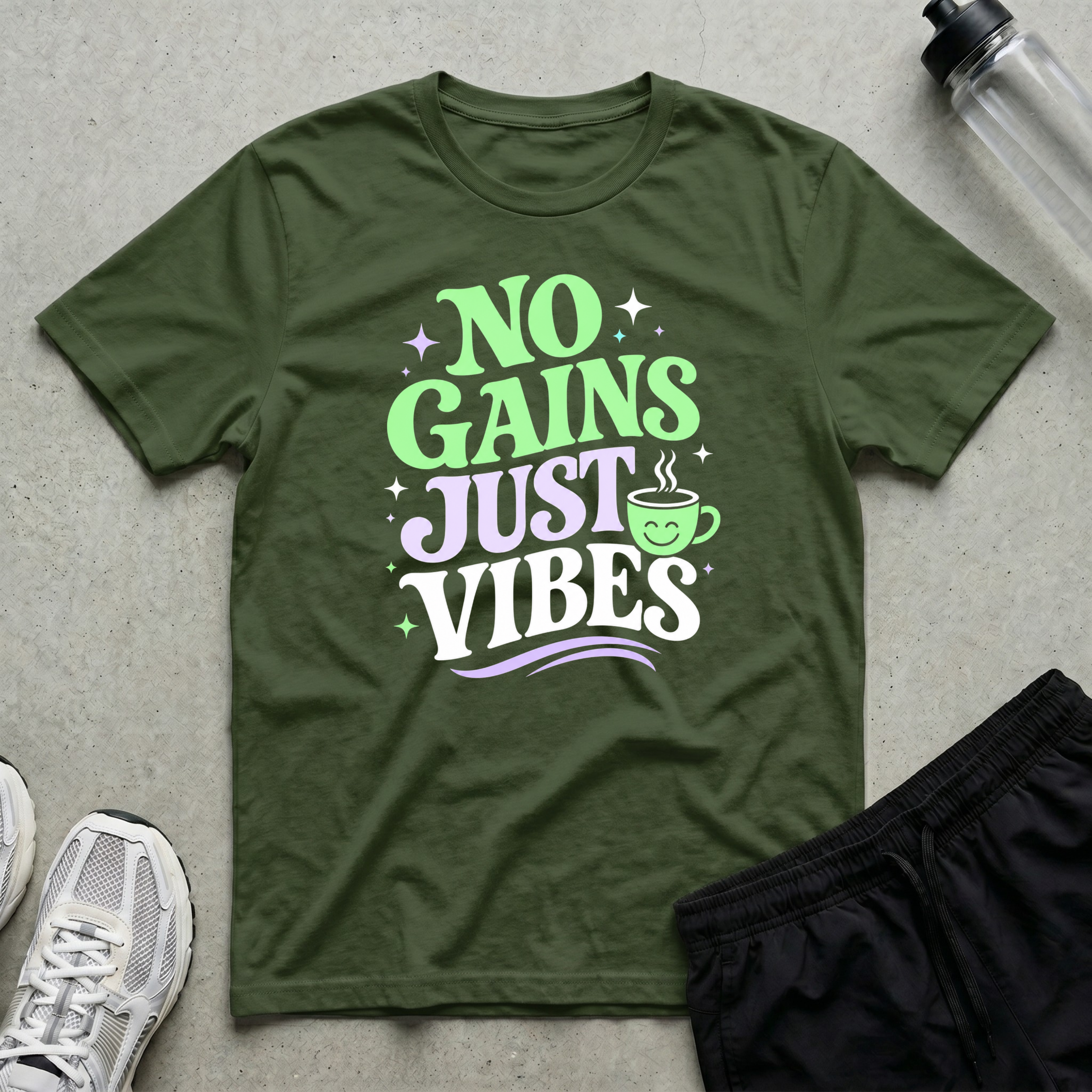 No Gains Just Vibes T-Shirt