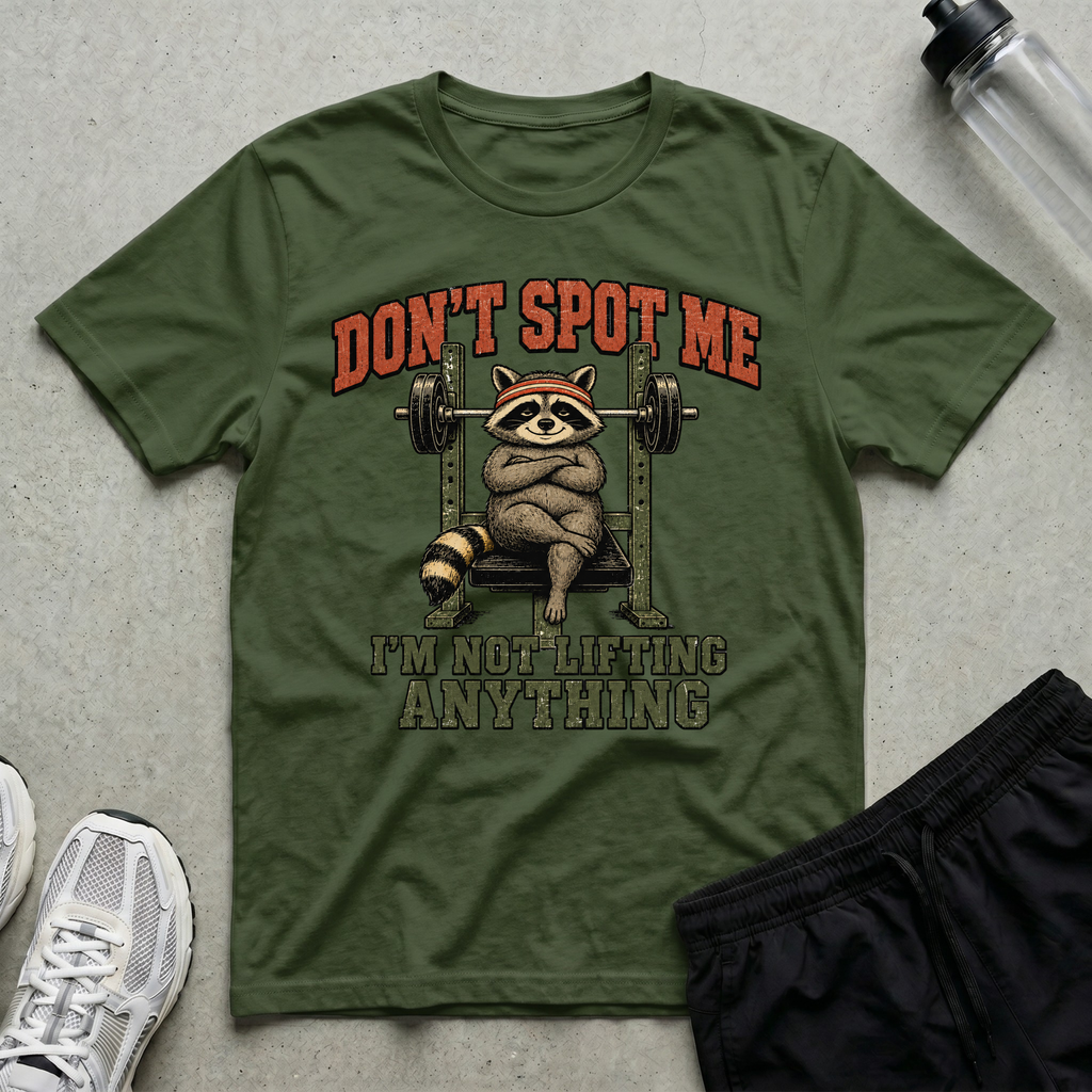 Dont Spot Me Raccoon T-Shirt