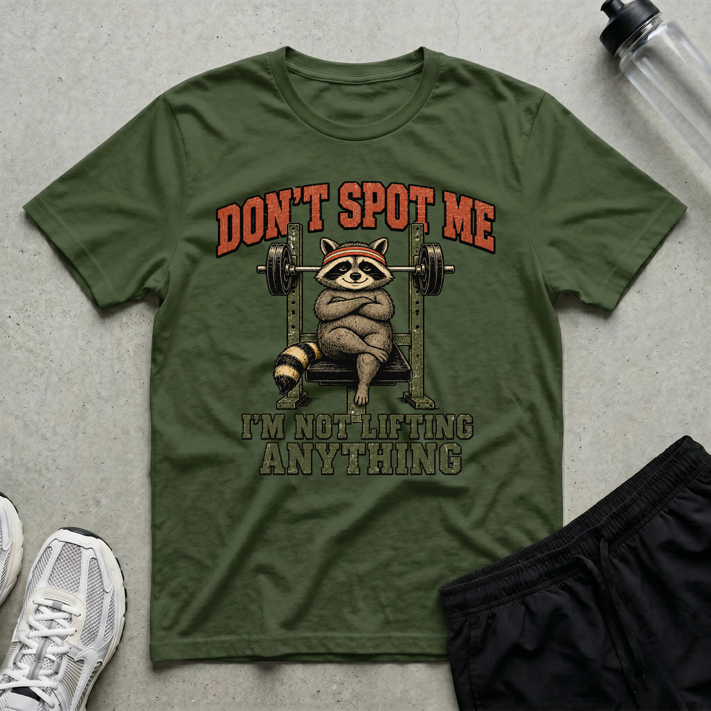 Dont Spot Me Raccoon T-Shirt