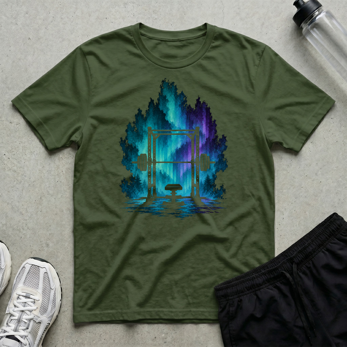 Aurora Rack T-Shirt - Military Green