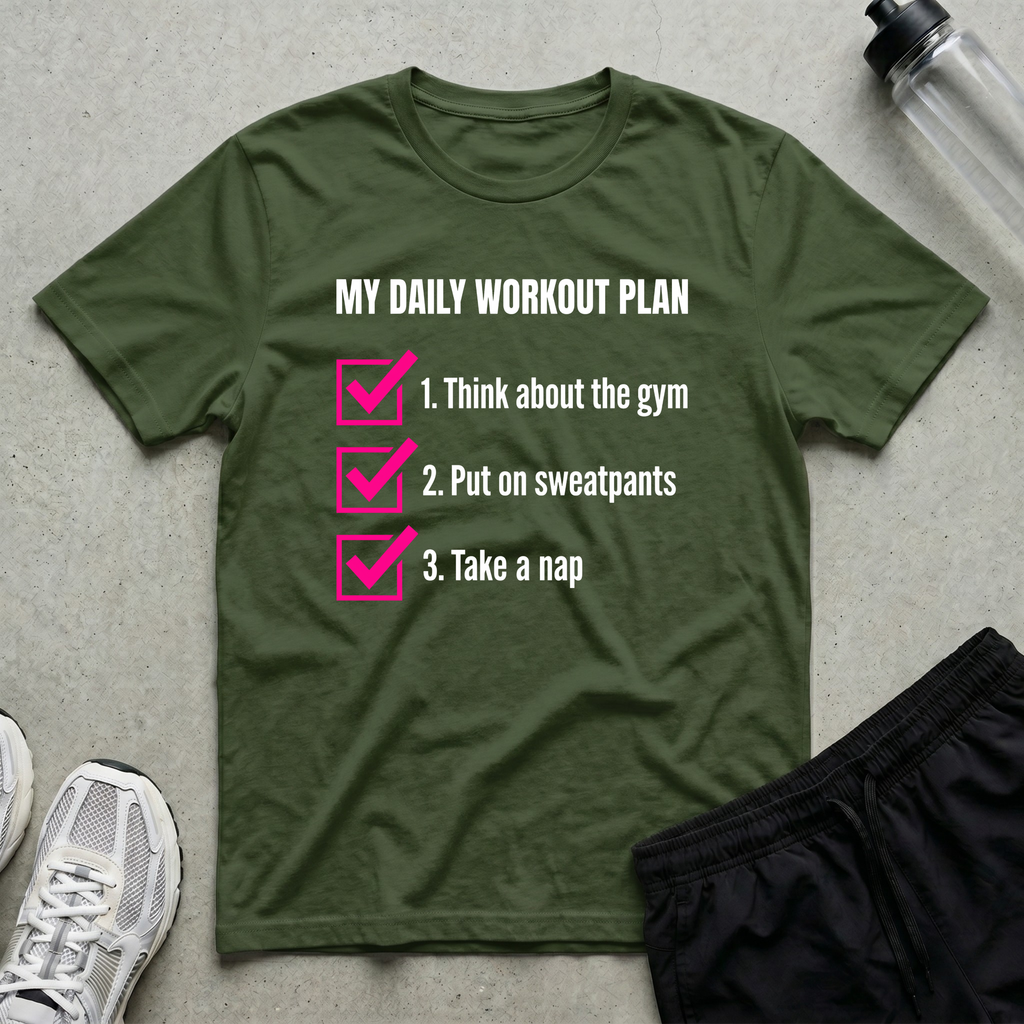 My Daily Workout Plan T-Shirt
