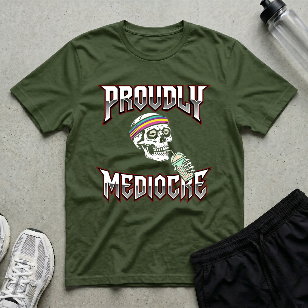 Proudly Mediocre Skull T-Shirt
