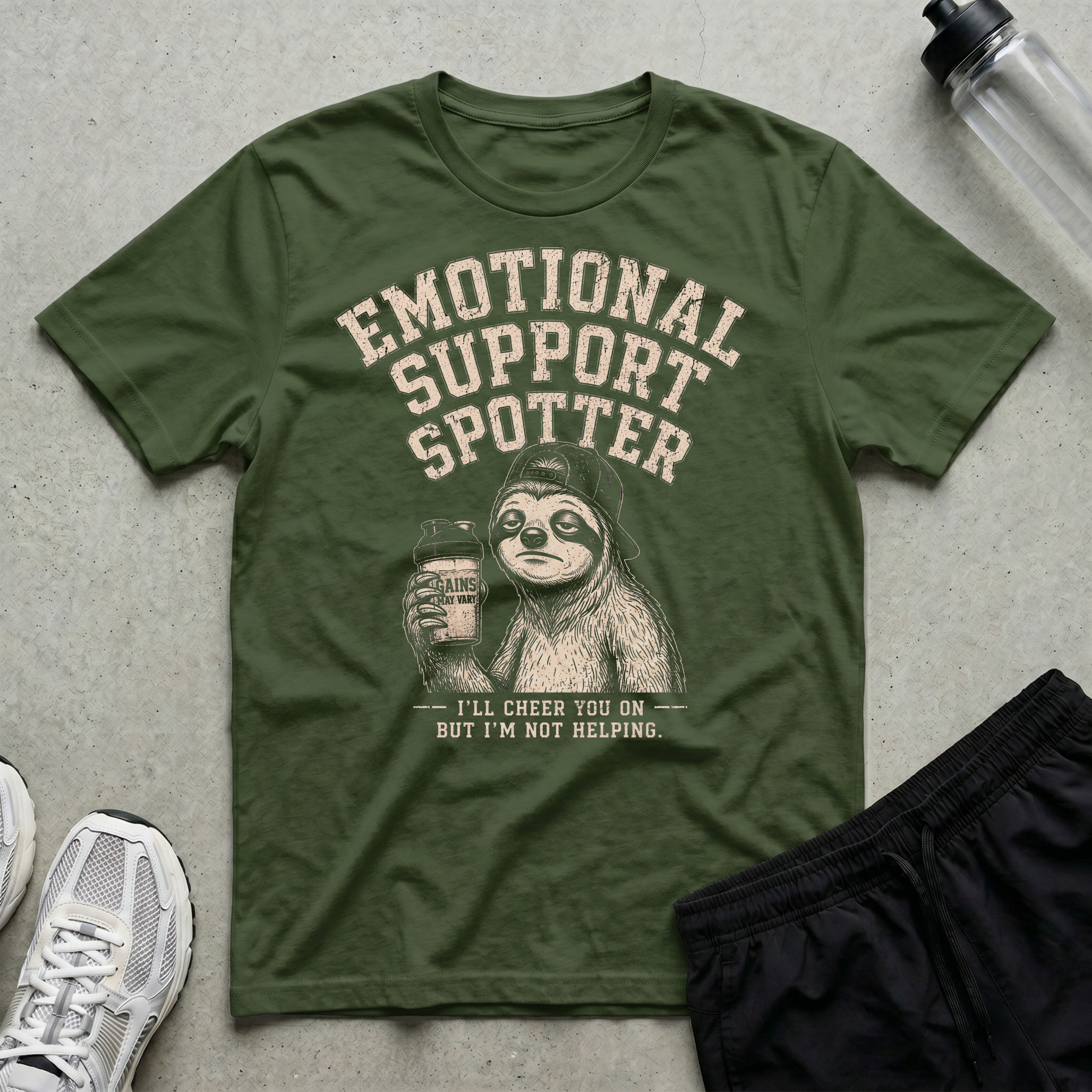 Emotional Support Sloth T-Shirt