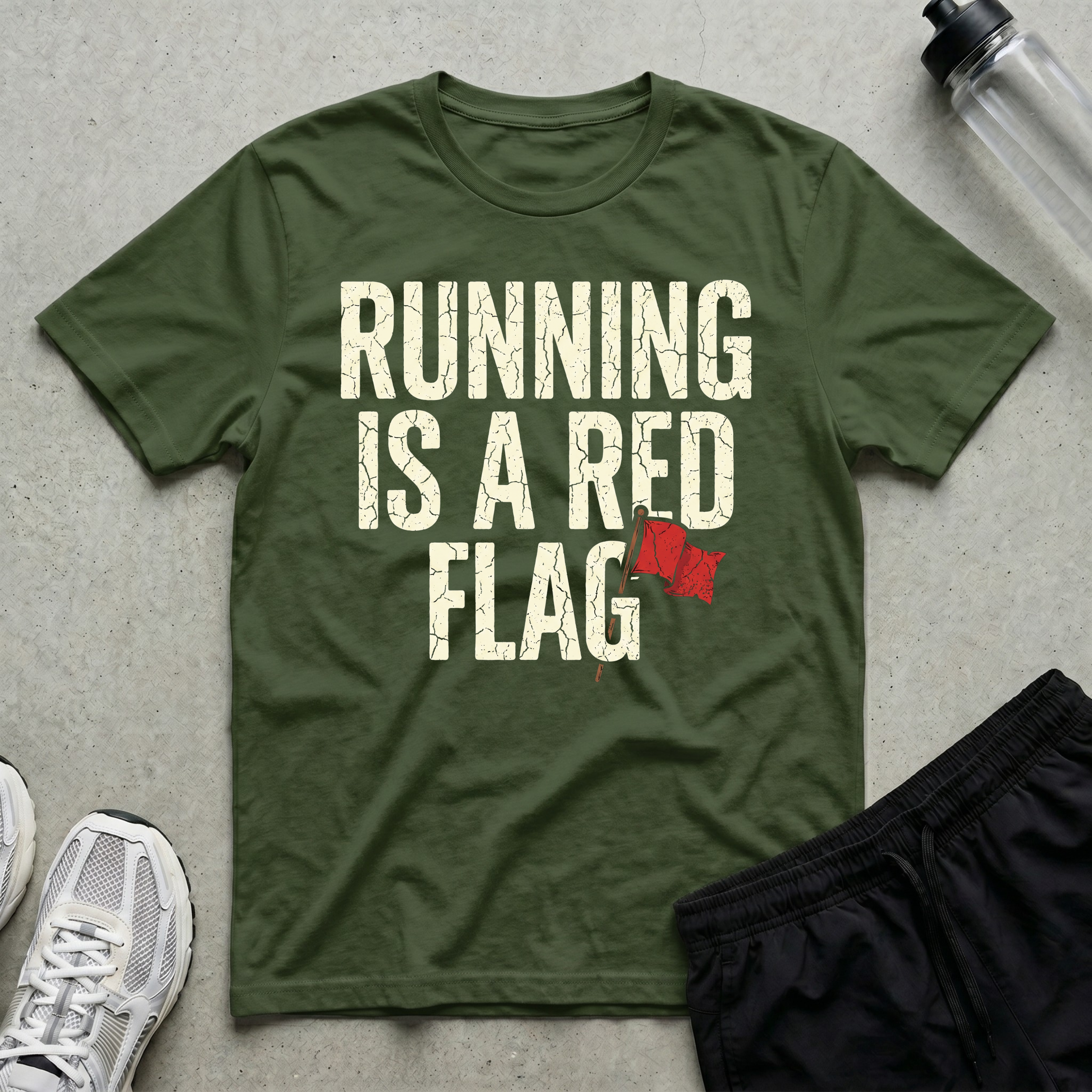 Running Red Flag T-Shirt