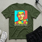 Resting Gym Face Portrait T-Shirt
