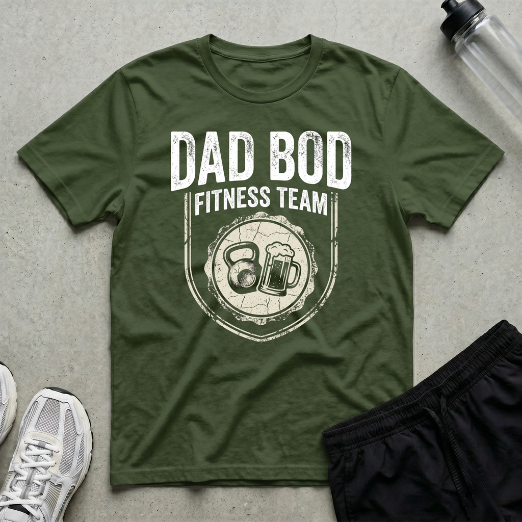 Dad Bod Fitness Team T-Shirt
