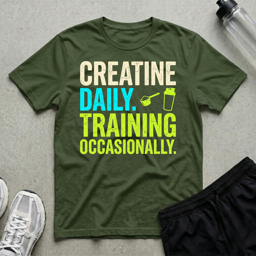 Creatine Daily Training Occasionally T-Shirt