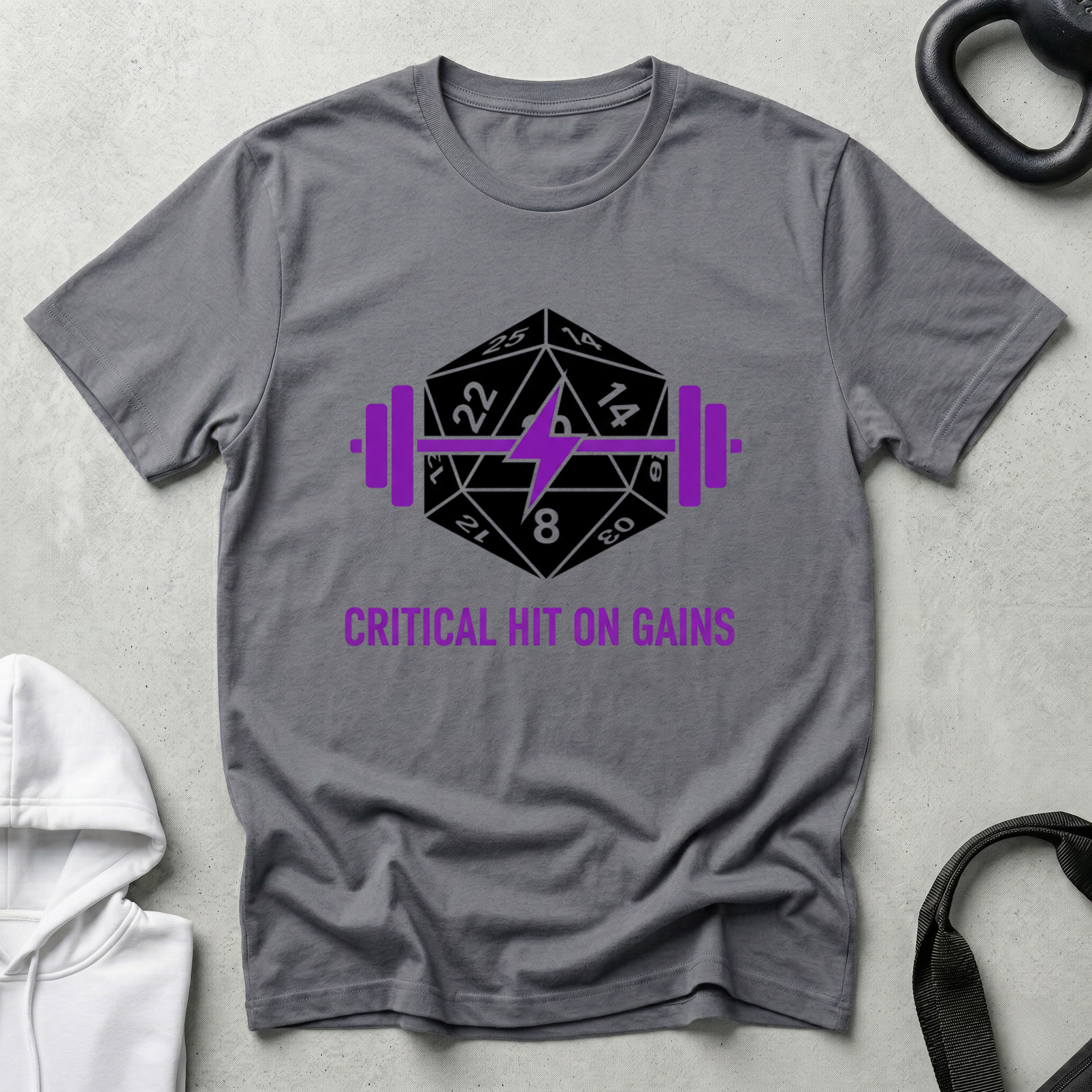 Critical hit on gains T‑Shirt