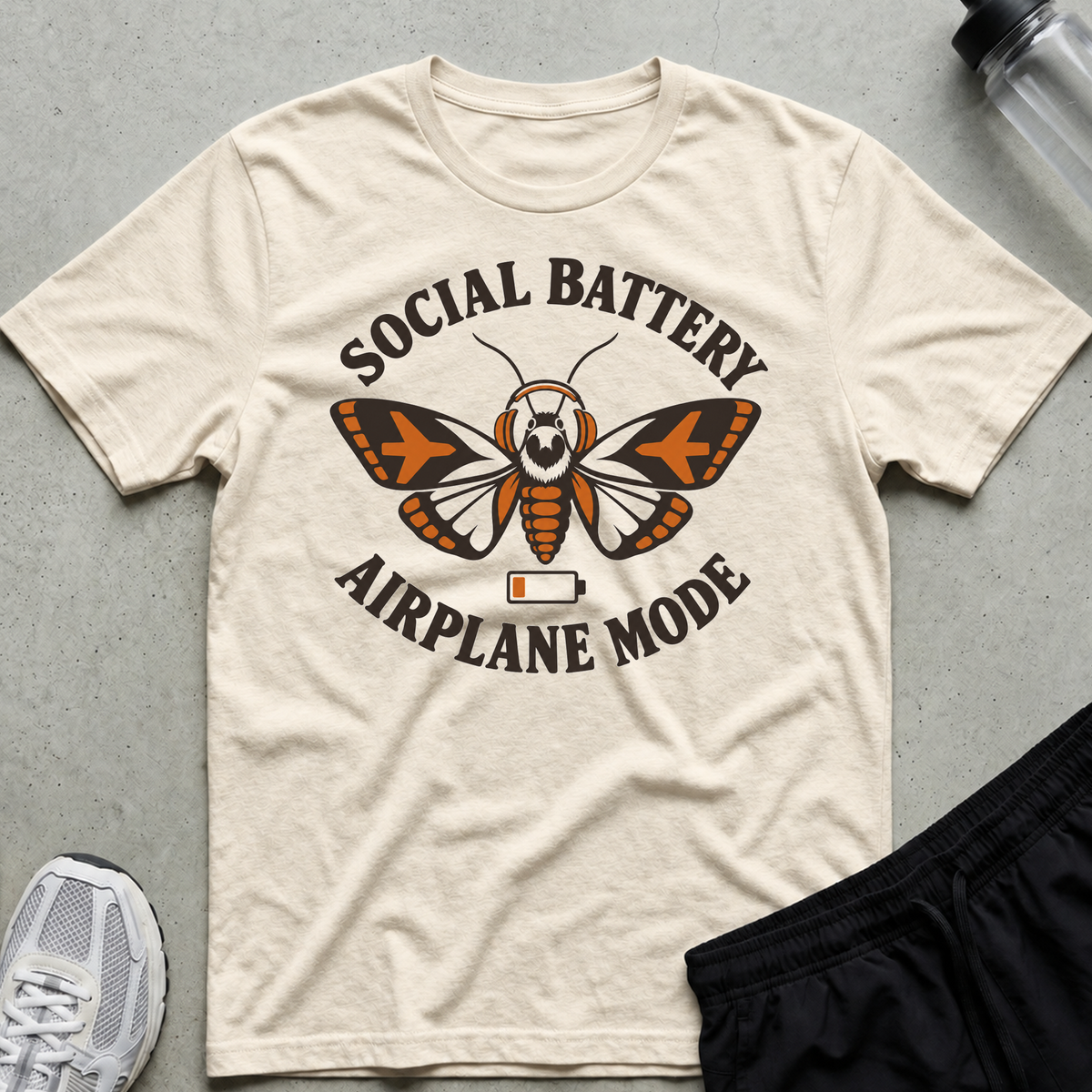 Airplane Mode T-Shirt - Natural