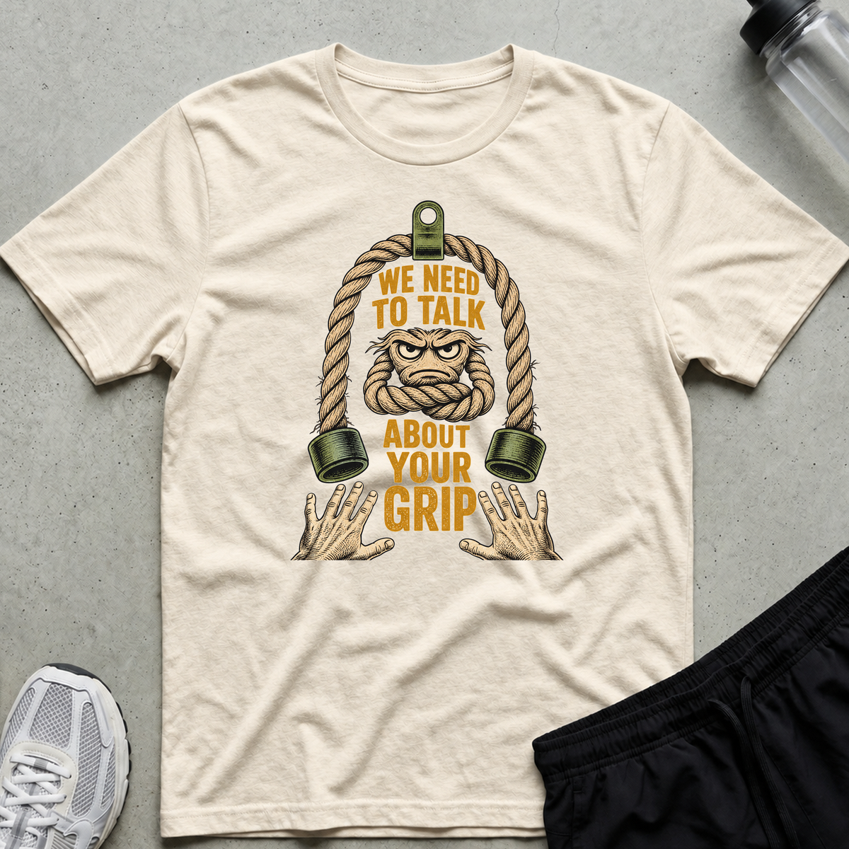 About Your Grip T-Shirt - Natural