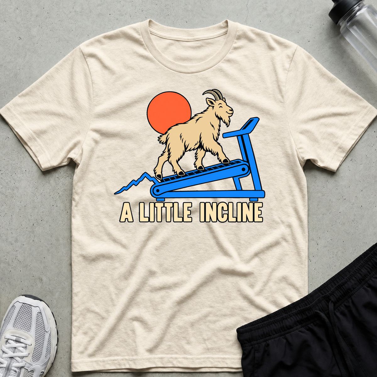 A Little Incline T-Shirt - Natural