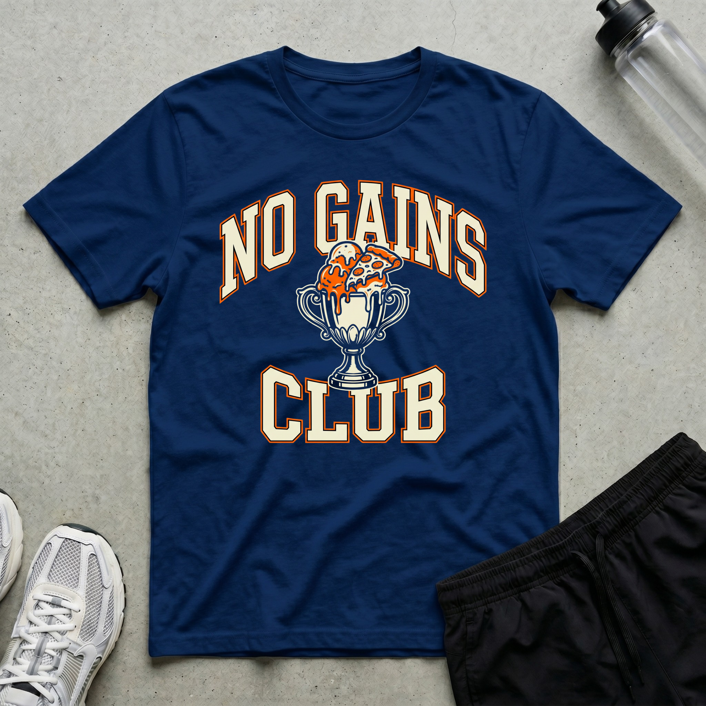 No Gains Trophy T-Shirt