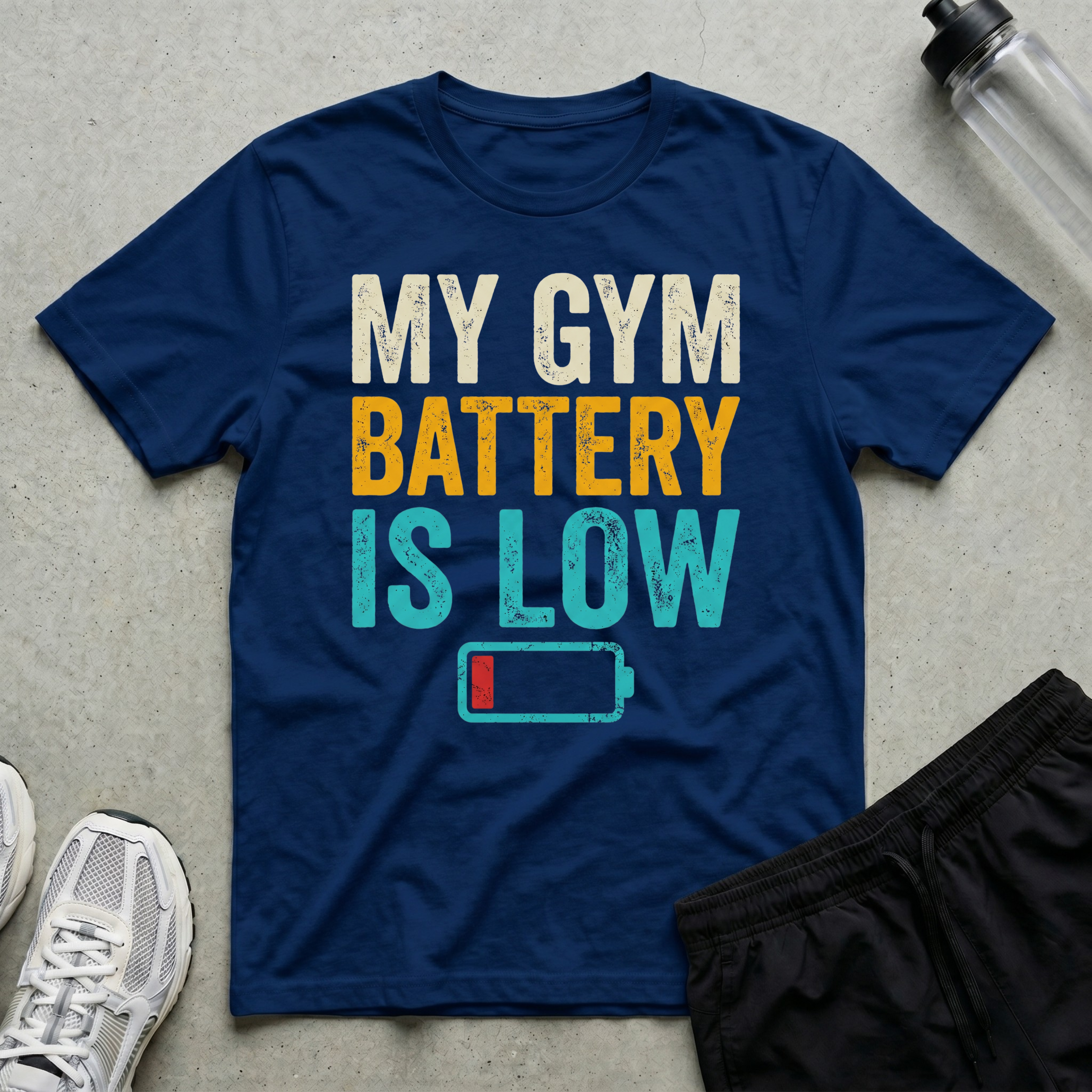Gym Battery Low T-Shirt