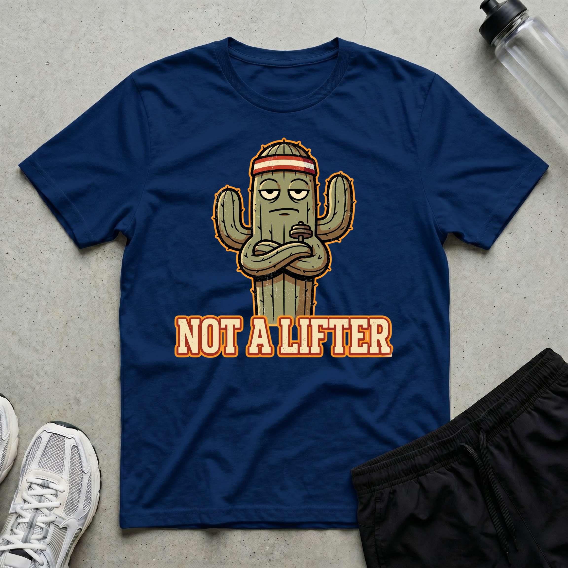 Not A Lifter Cactus T-Shirt