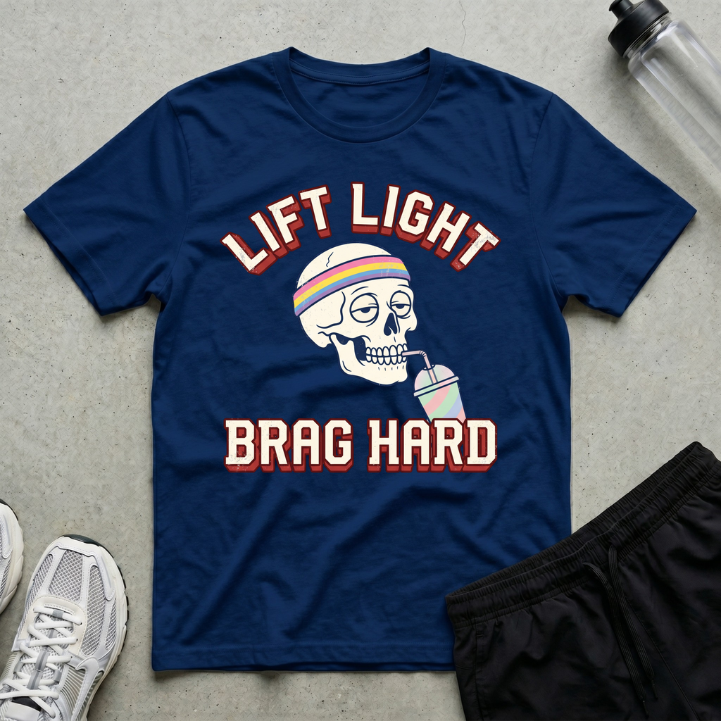 Lift Light Brag Hard Skull T-Shirt