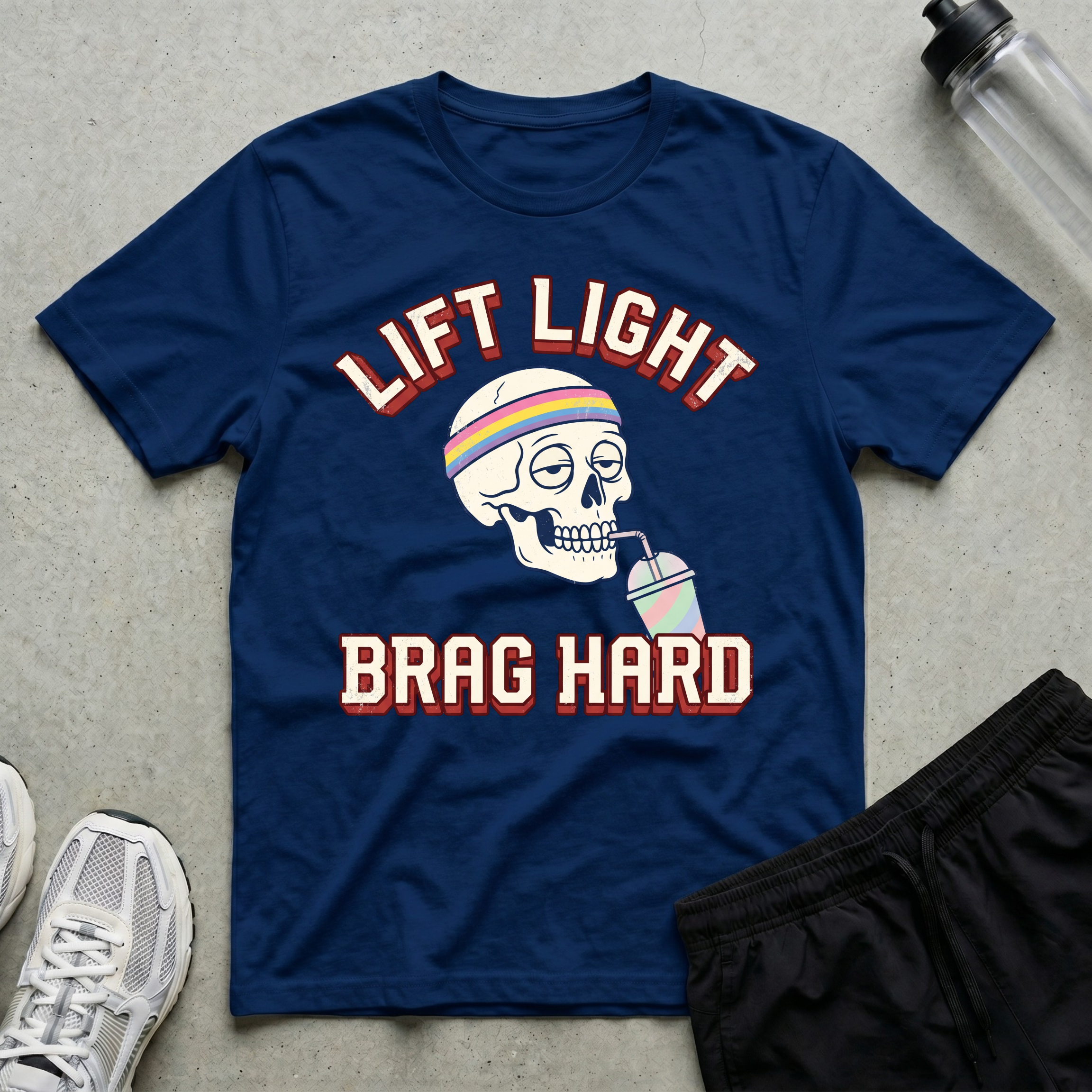 Lift Light Brag Hard Skull T-Shirt