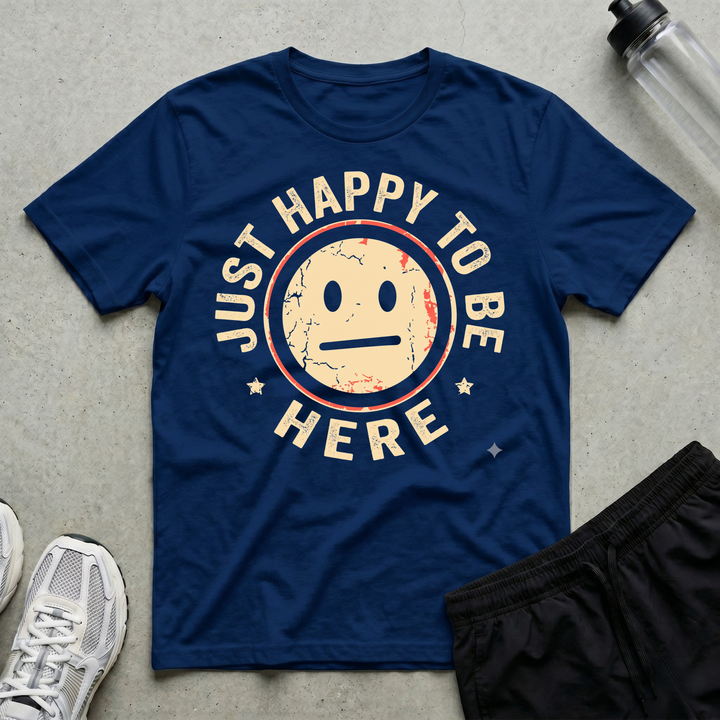 Just Happy Here T-Shirt