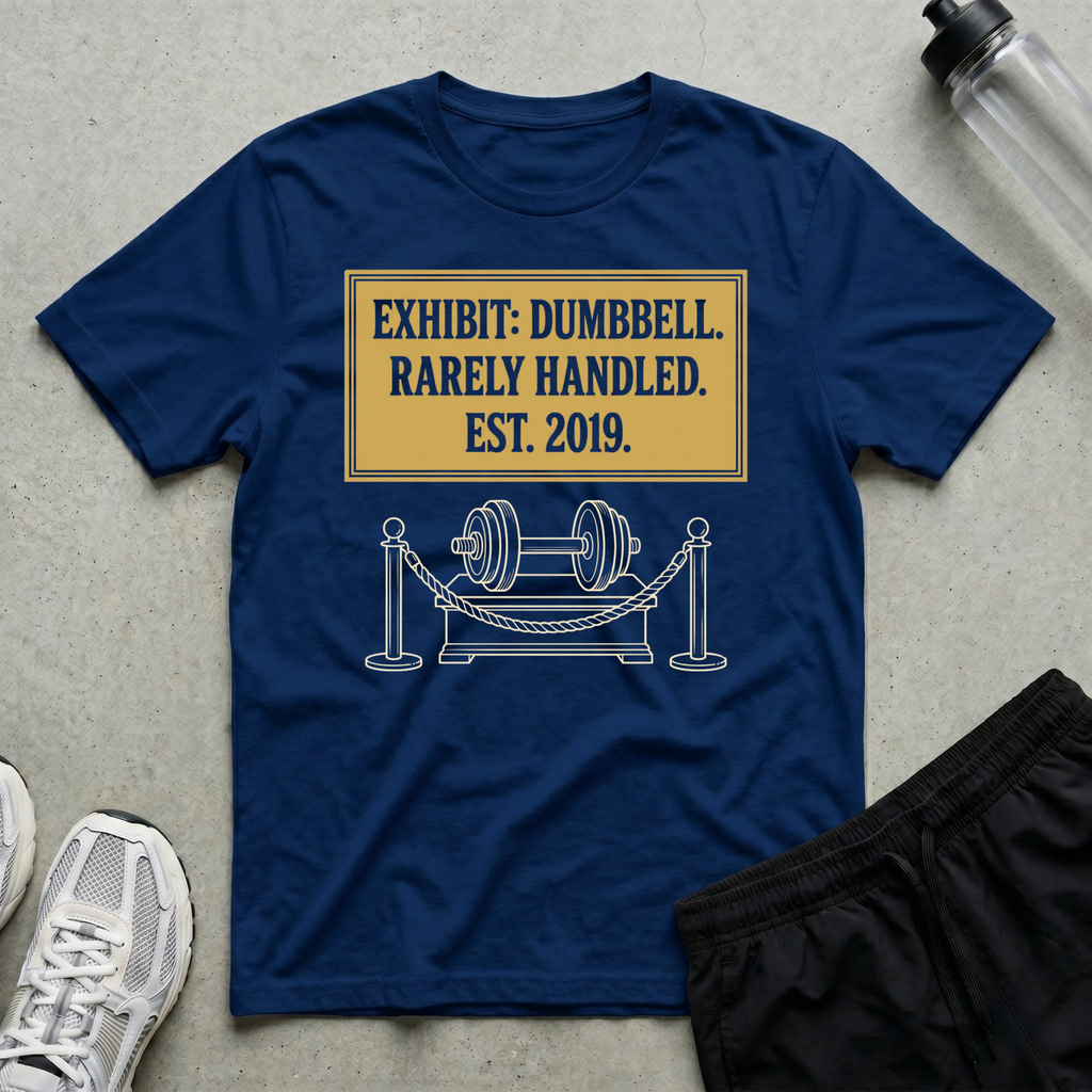 Notice Exhibit Dumbbell T-Shirt