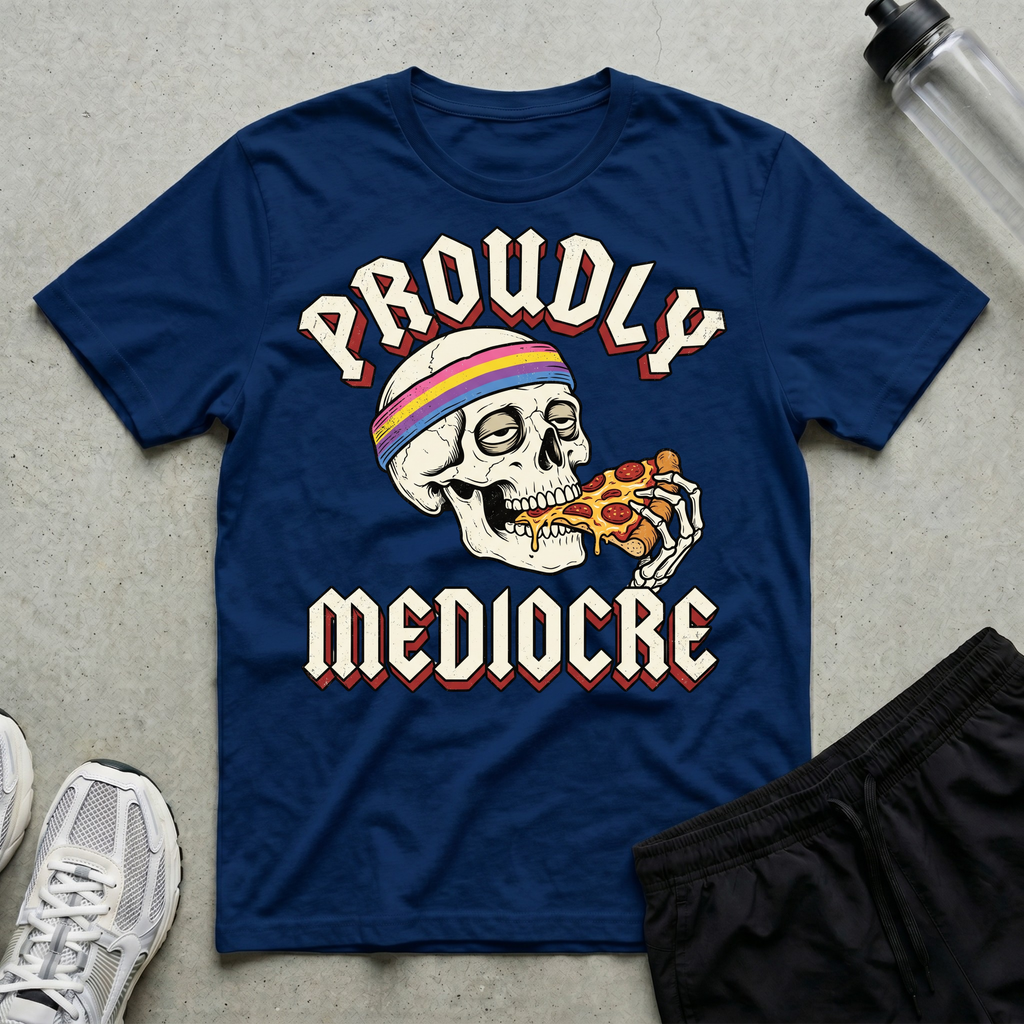 Proudly Mediocre Pizza T-Shirt