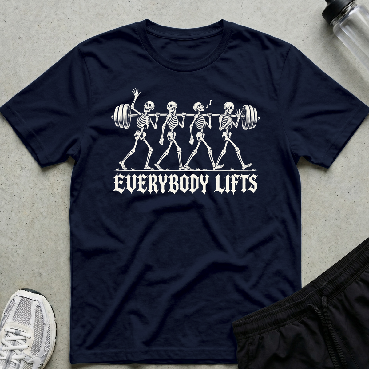 Everybody Lifts T-Shirt - Navy