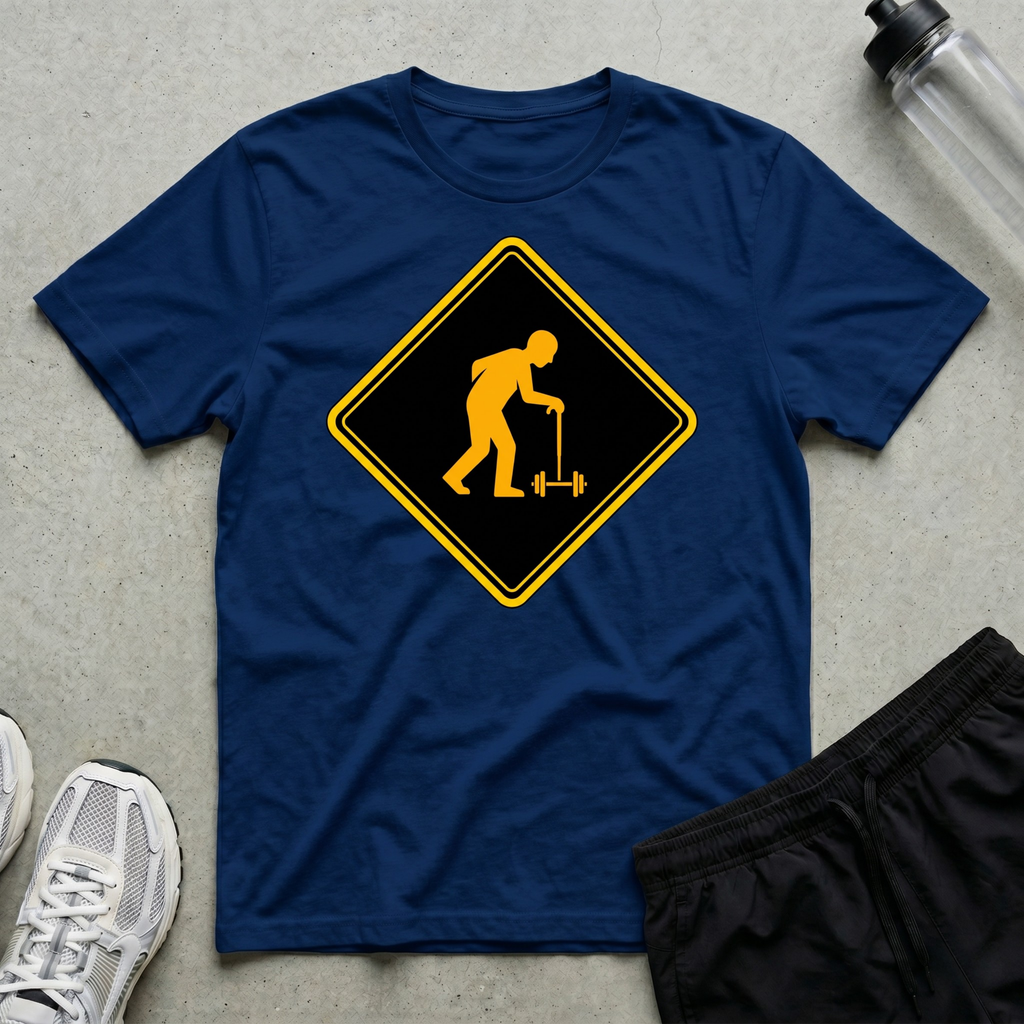 Beware Old Lifter Crossing T-Shirt