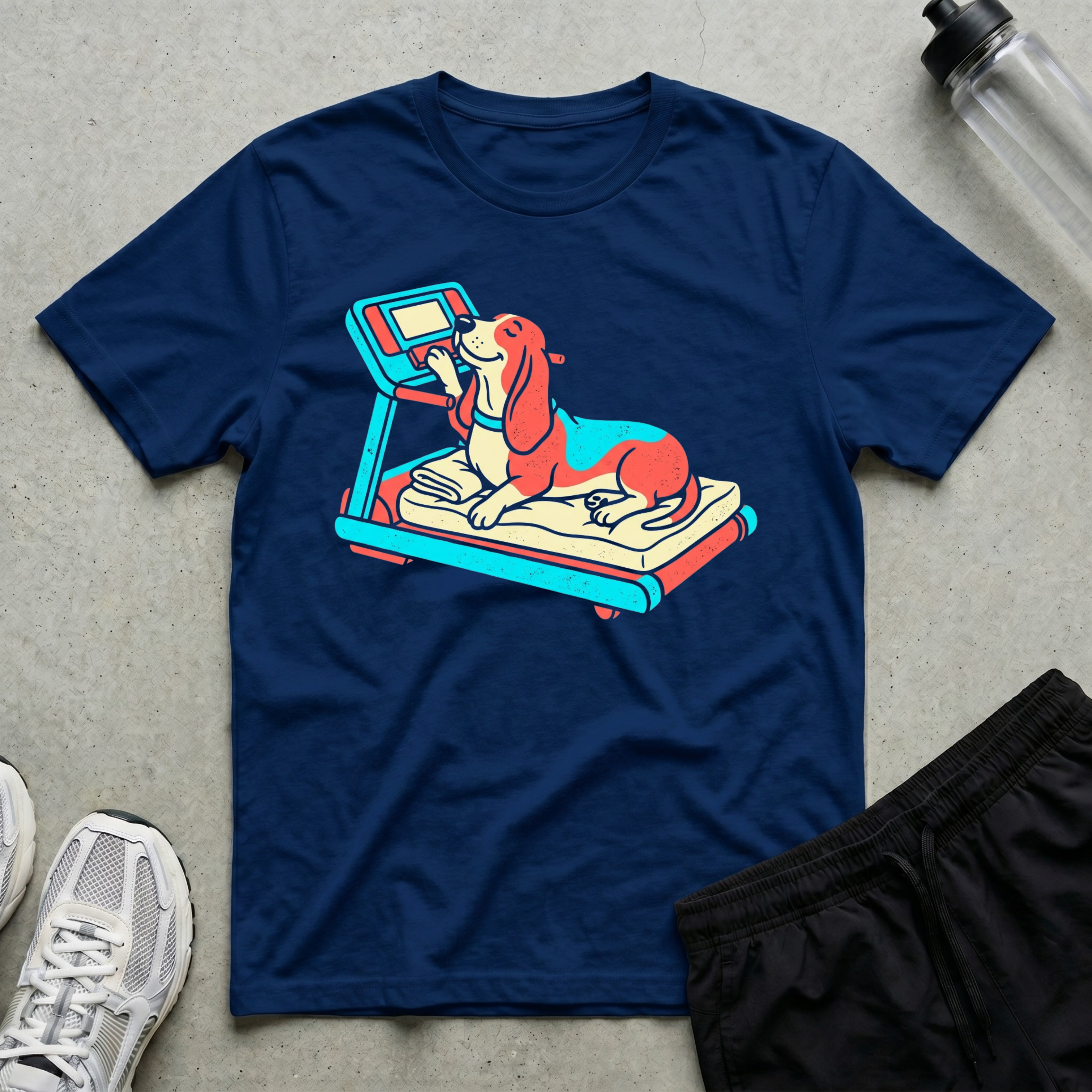 Basset Bed Mode T-Shirt