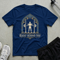 Right Behind You T-Shirt - Navy