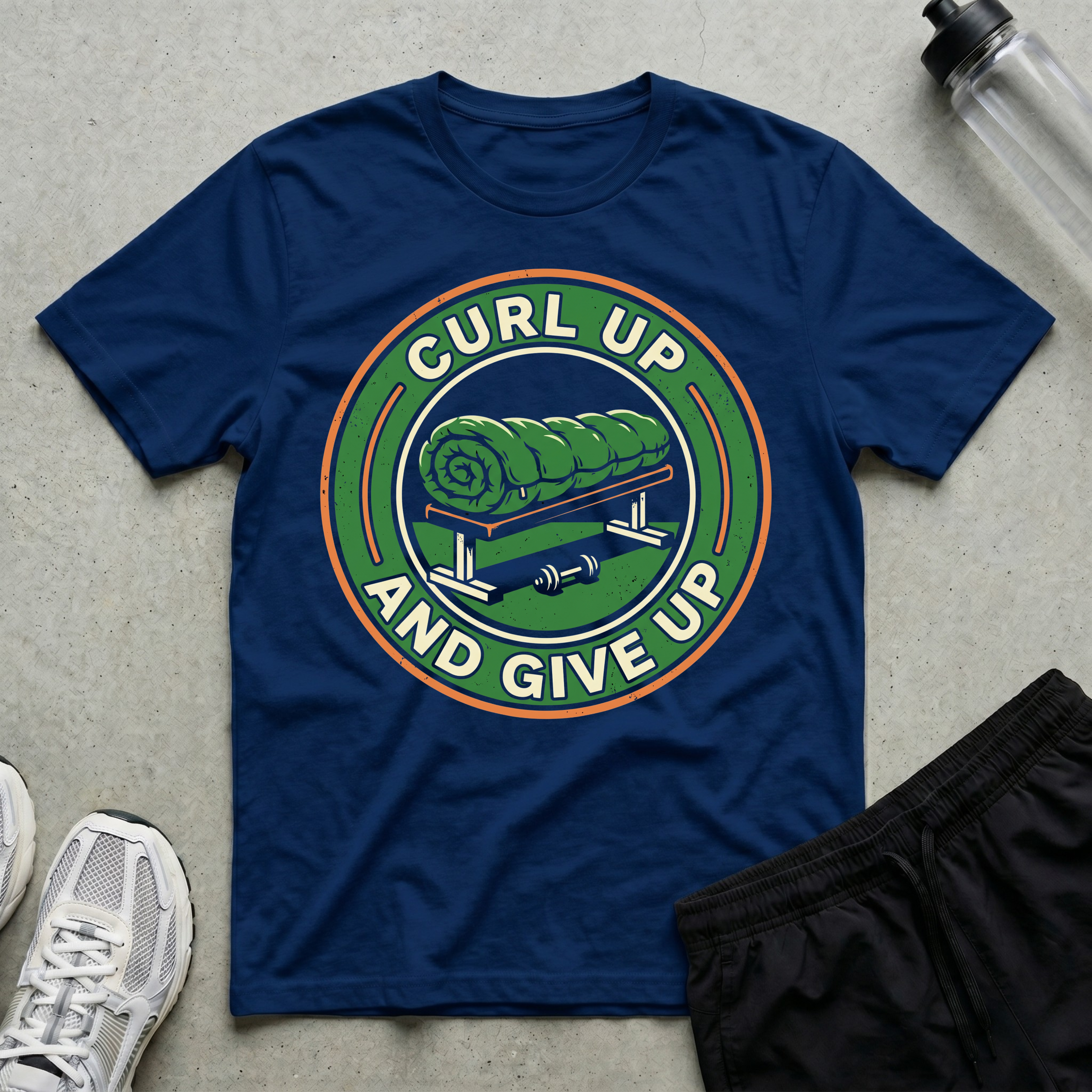 Curl Up And Give up T-Shirt