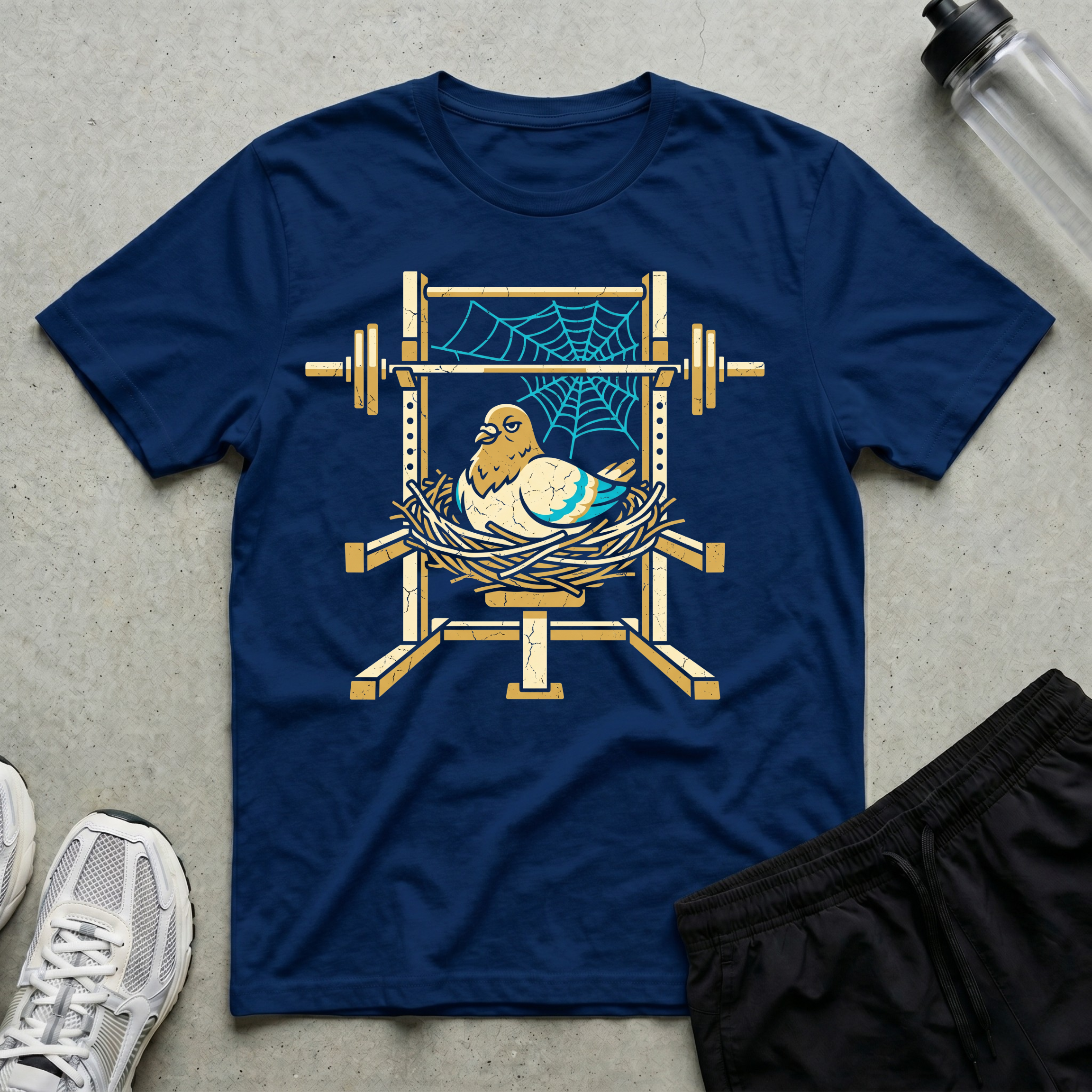 Squat Rack Pigeon T-Shirt