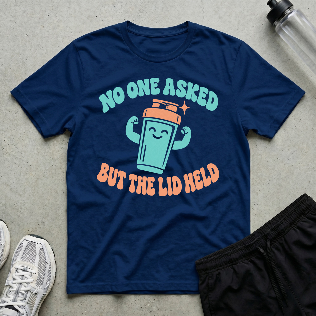 The Lid Held T-Shirt - Navy