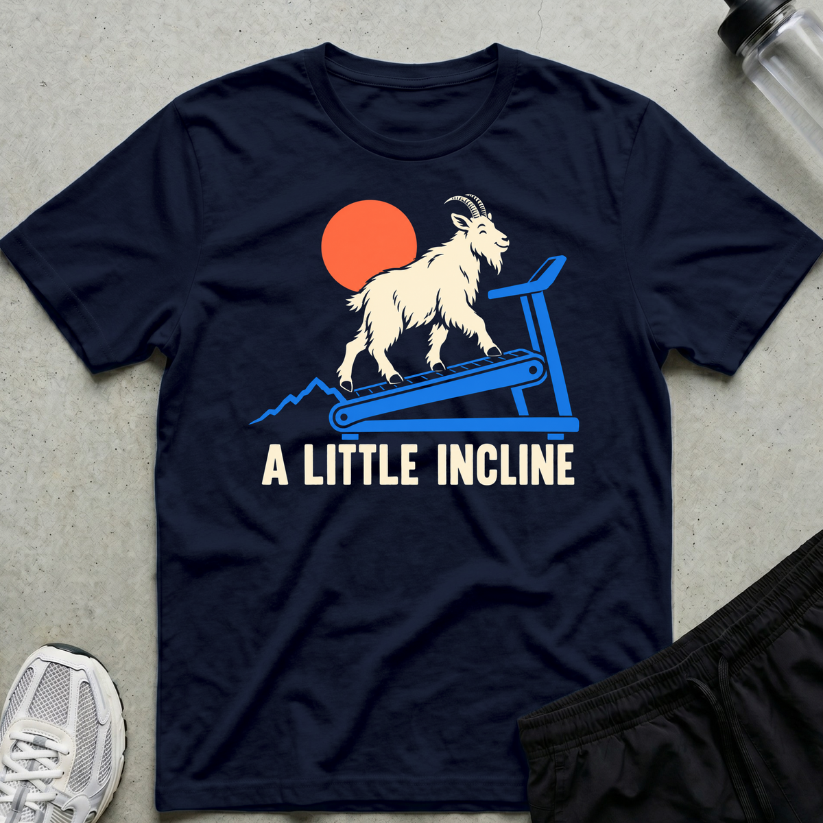 A Little Incline T-Shirt - Navy